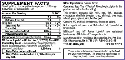 supplement facts