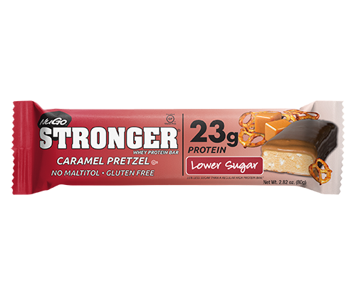 Stronger Caramel Pretzel 12 Bars