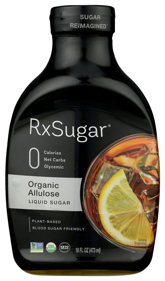 RxSugar® Organic Allulose Liquid Sugar 16 fl oz