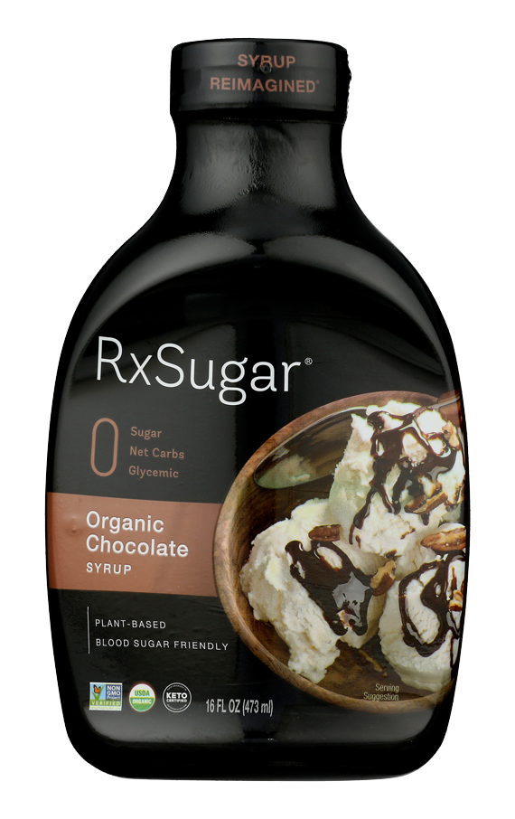 RxSugar® Organic Chocolate Syrup 16 fl oz