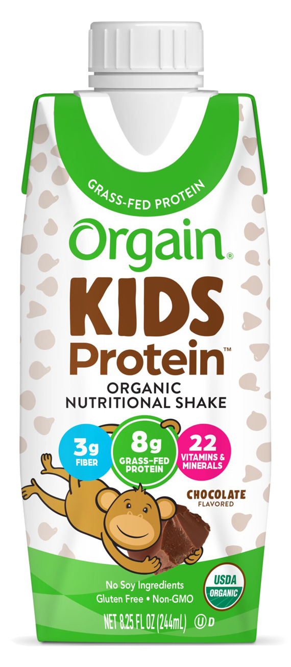 Kids Protein Organic Nutrition Shake Chocolate Single Serving Pack