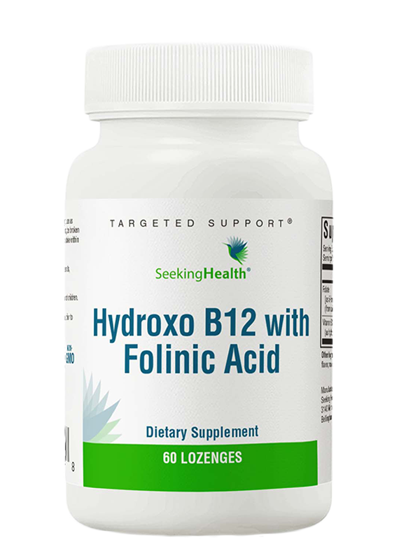 Hydroxo B12 with Folinic Acid 60 Lozenges