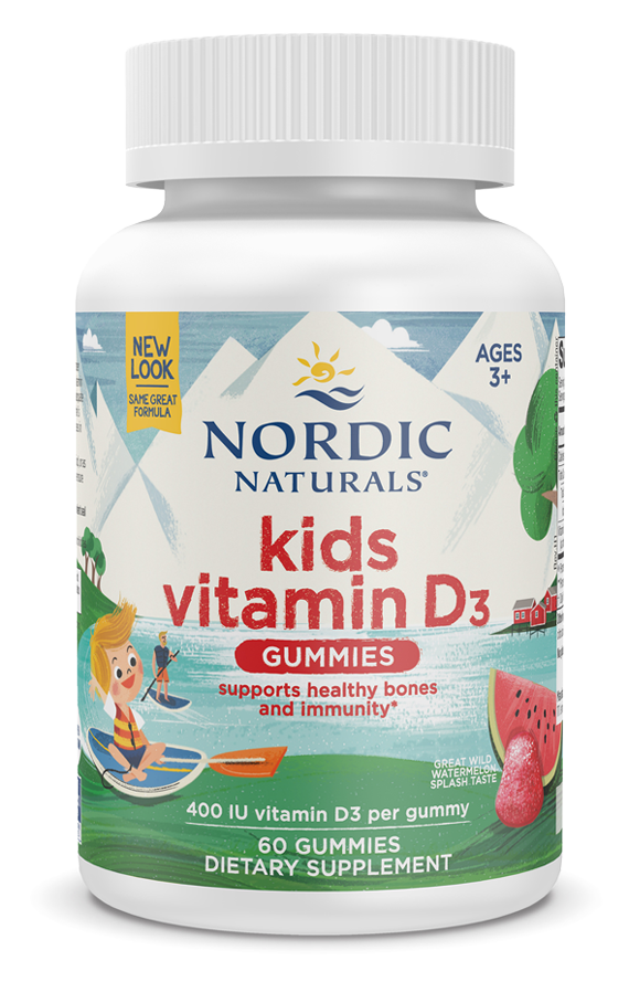 Vitamin D3 Kids Gummies Wild Watermelon Splash 60 Gummies