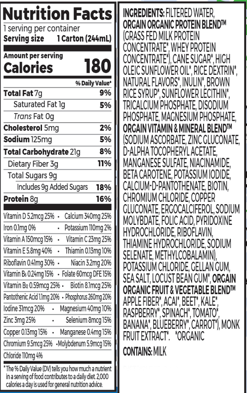 supplement facts