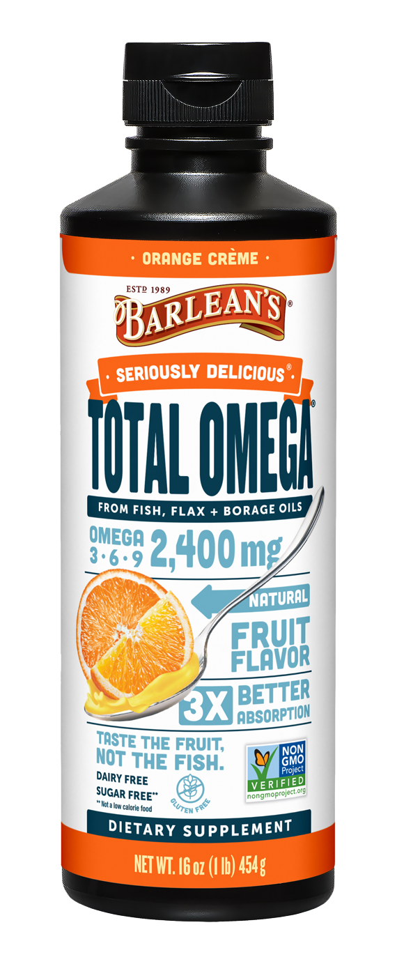 Seriously Delicious Total Omega Orange Creme 16 oz