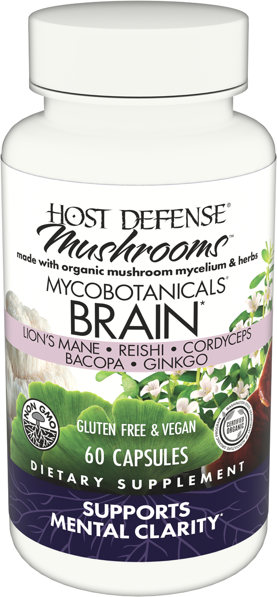 MycoBotanicals® Brain* 60 Capsules