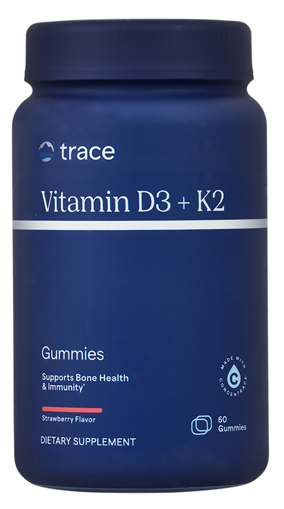 Vitamin D3+K2 Gummies Strawberry 60 Gummies