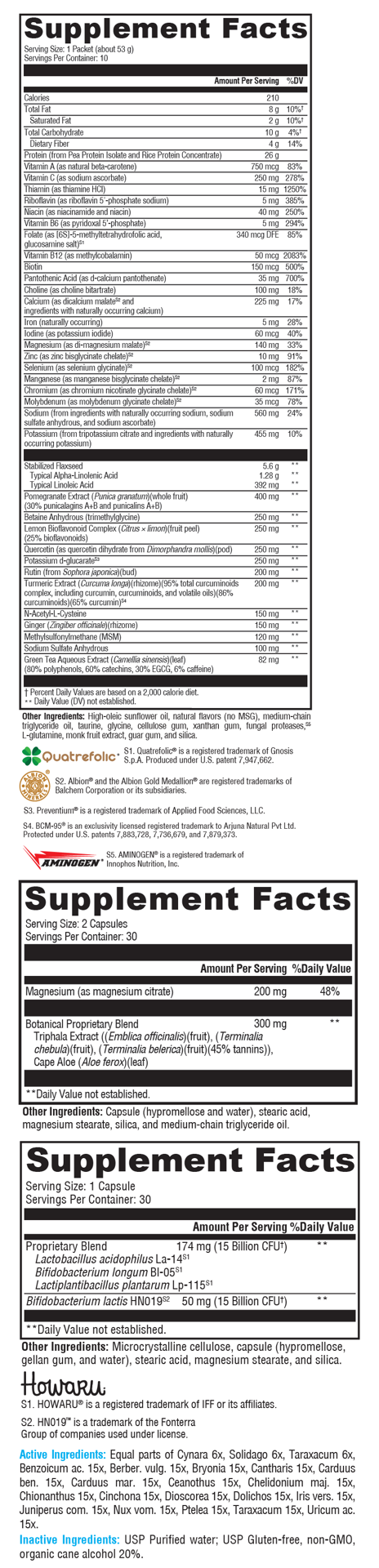 supplement facts
