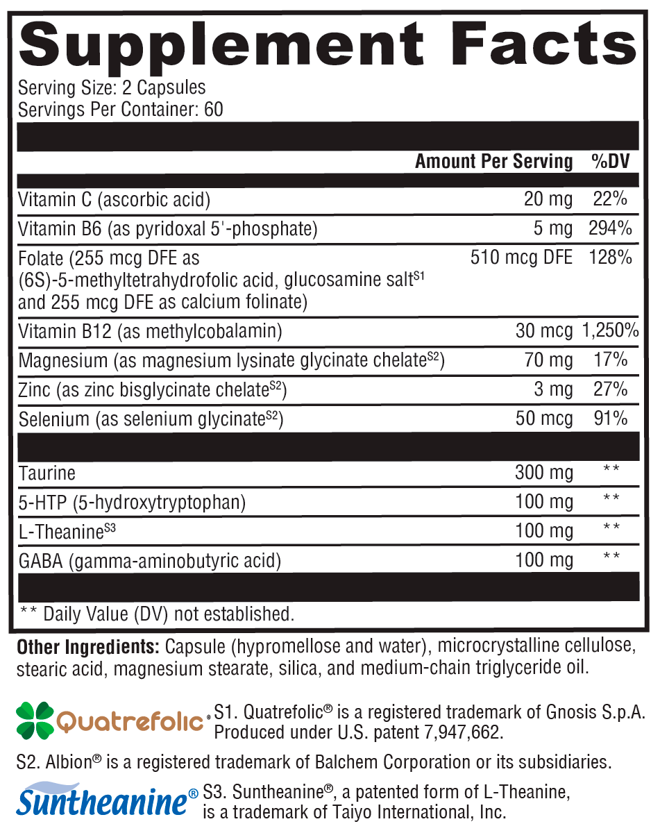 Supplement facts. Please call customer service for detail information.
