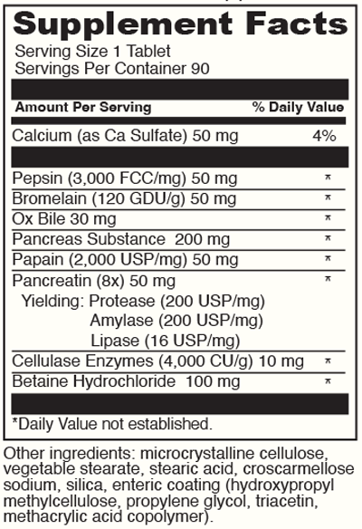 supplement facts