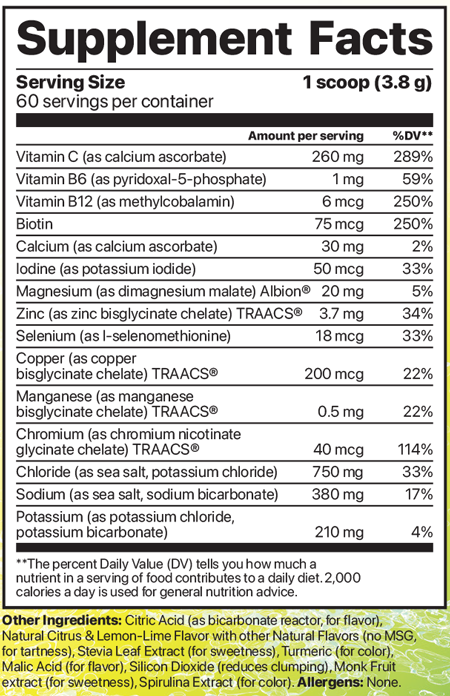 supplement facts
