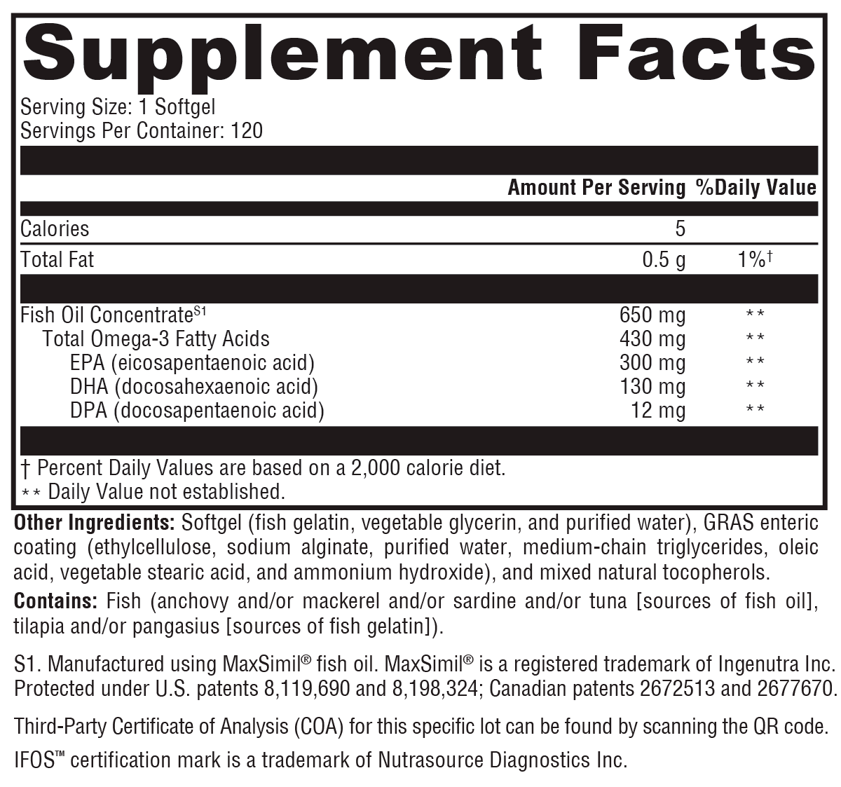supplement facts