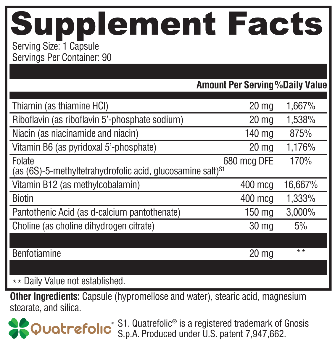 supplement facts