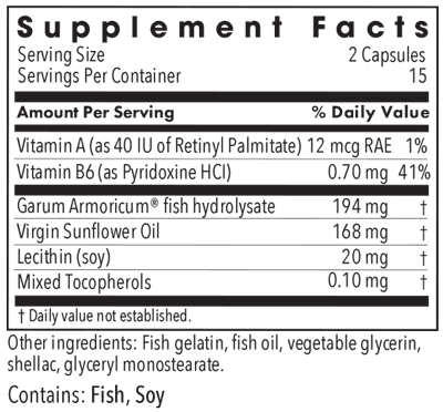 Supplement facts. Please call customer service for detail information.