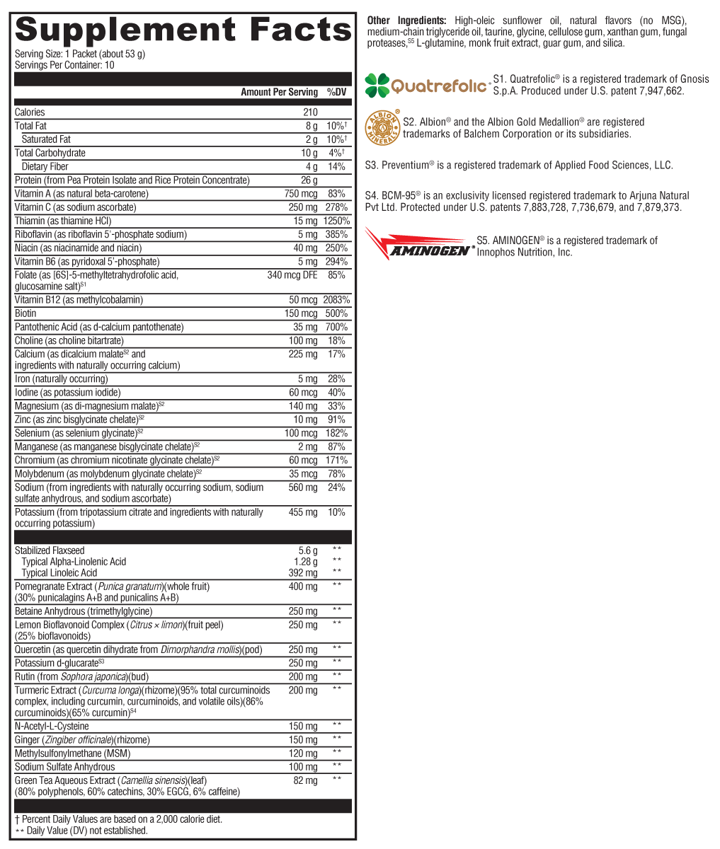 supplement facts